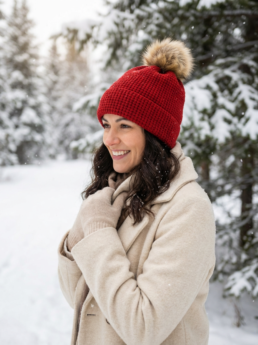 Cozy Thermal Stitch Beanie