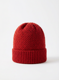 Rusty Red Lattice Beanie