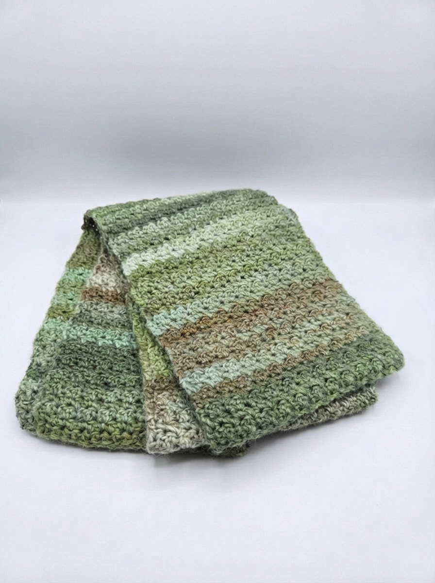 Earthy Green Scarf
