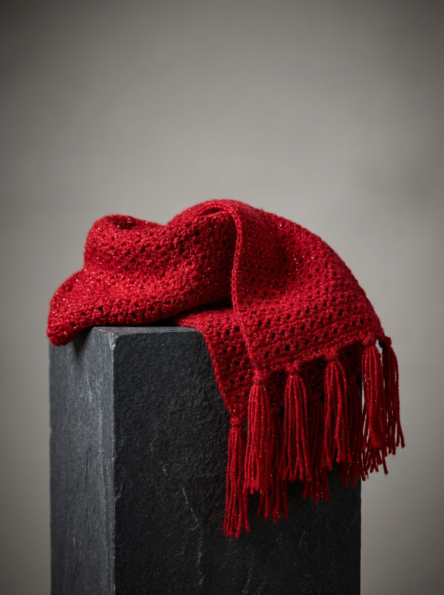 Twinkle Red Scarf
