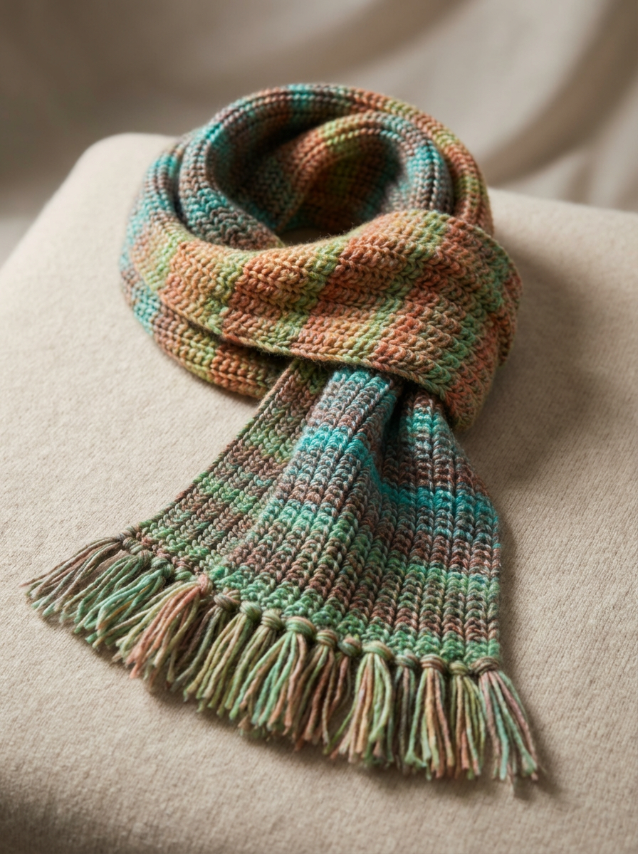 Radiant Rainbow Scarf