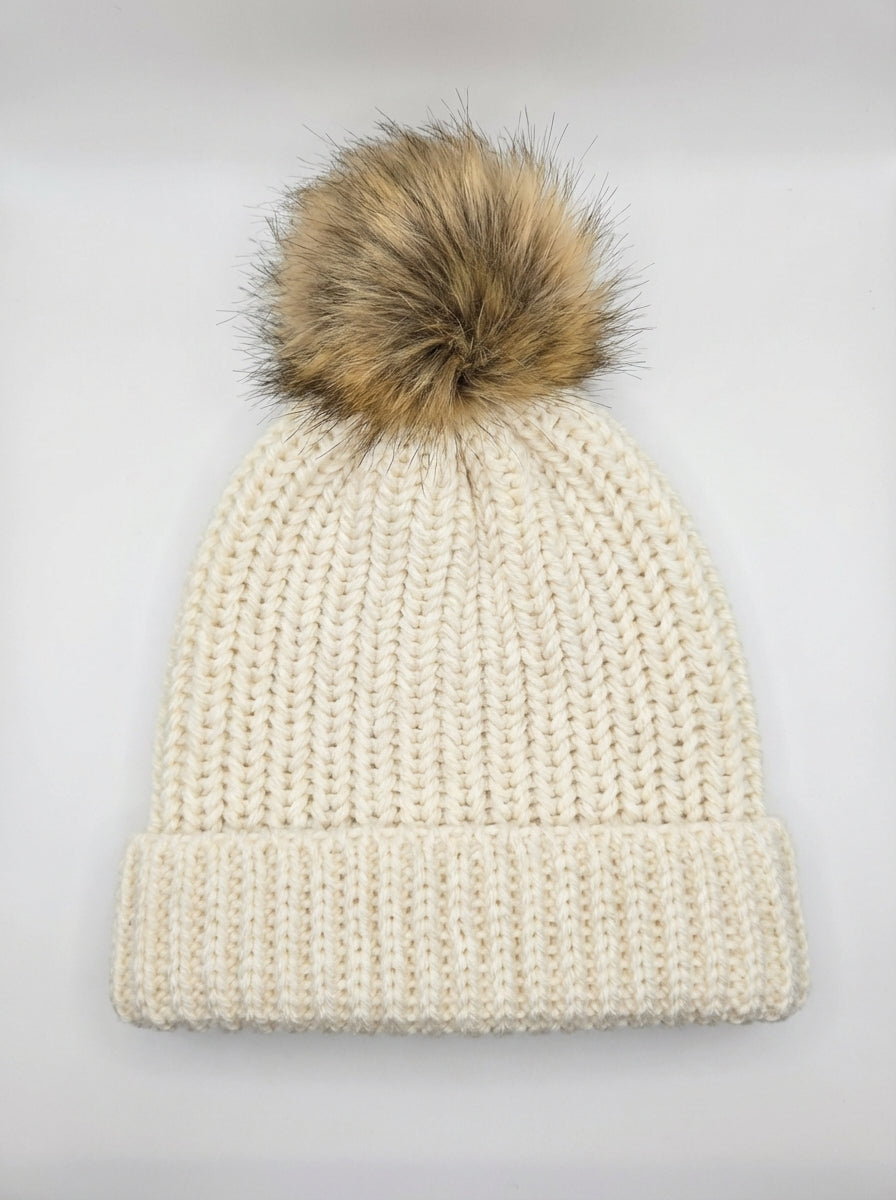 Cozy Herringbone Stitch Beanie